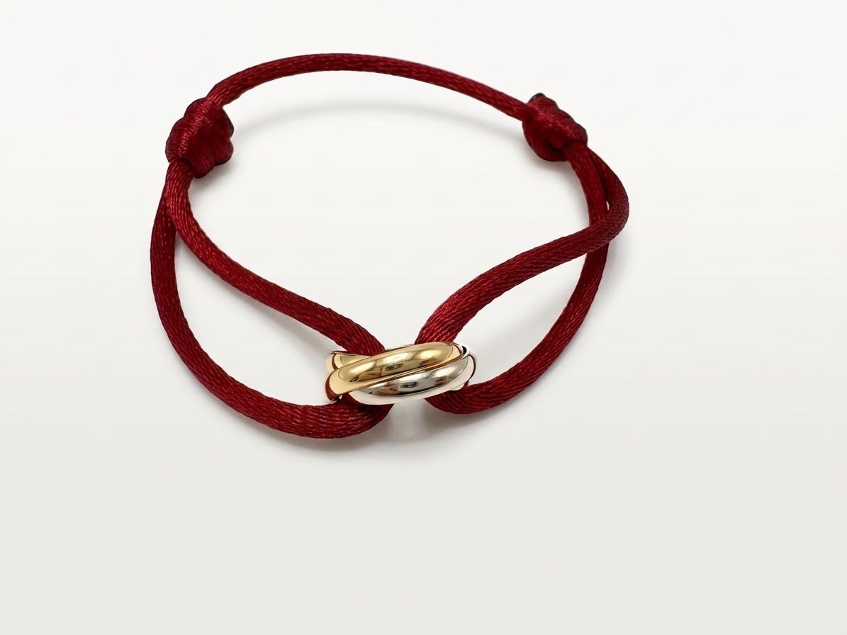 Bracelet CARTIER Trinity en or blanc, or jaune et or rose