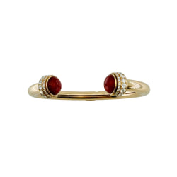 Bracelet Jonc PIAGET "Possession" en or rose, cornaline et diamants
