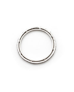Bague Alliance en platine et diamants