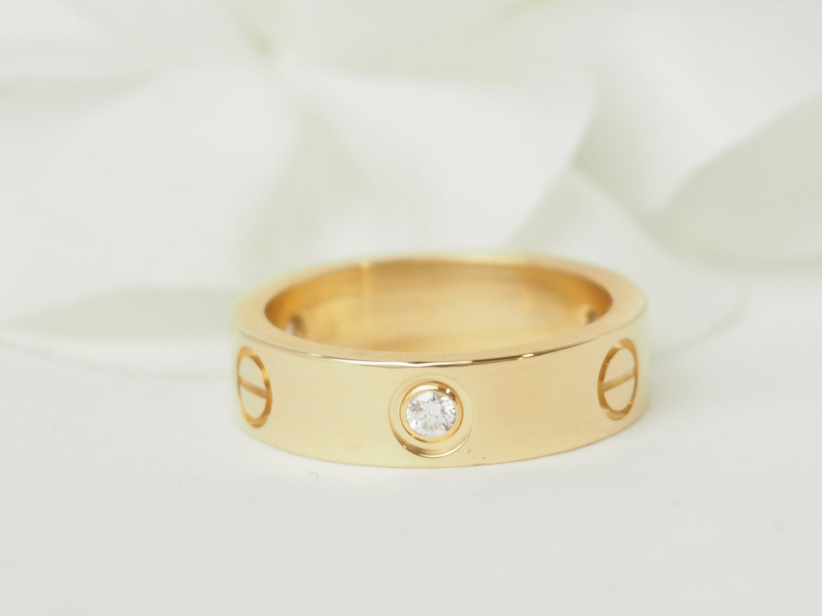 Bague Alliance CARTIER Love en or jaune et diamants