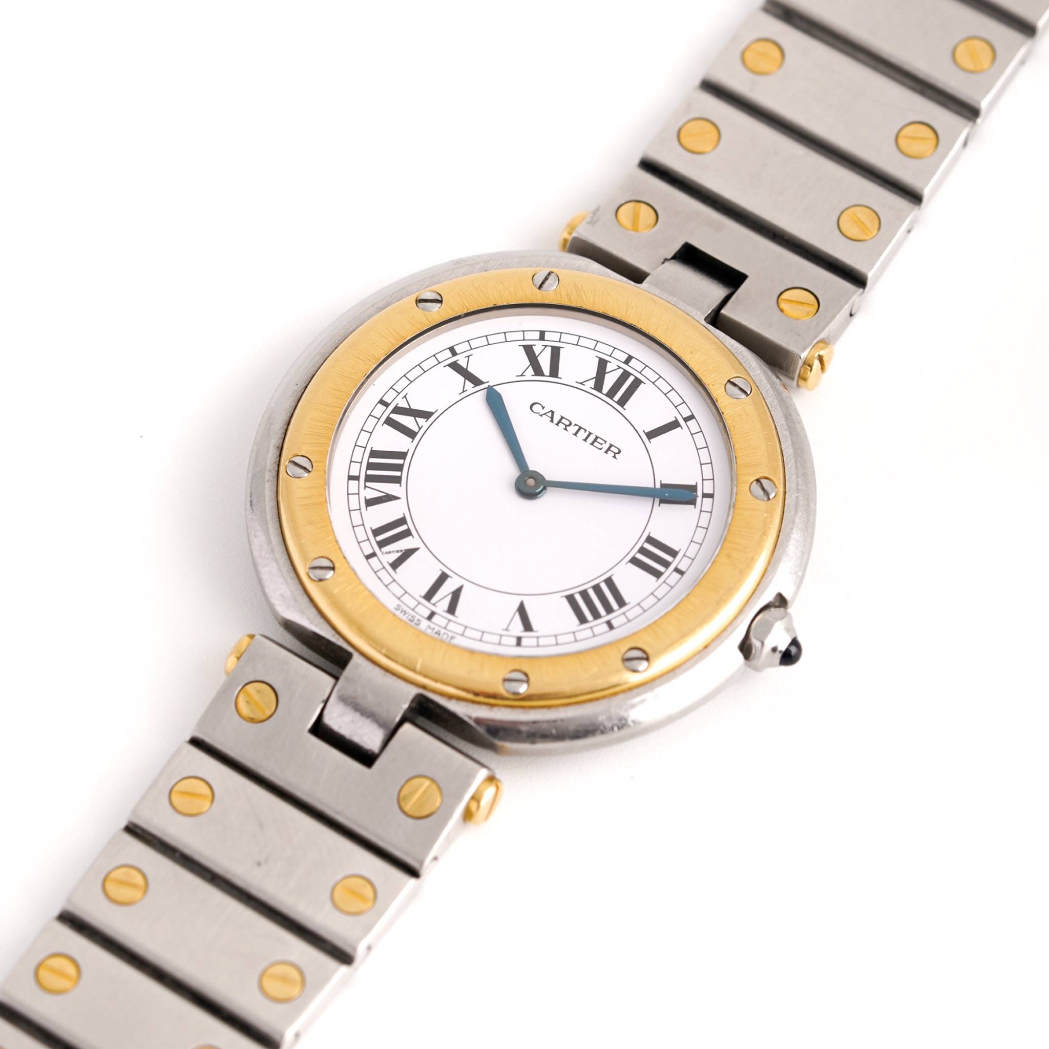 Montre CARTIER "Santos Vendôme" GM en or jaune et acier