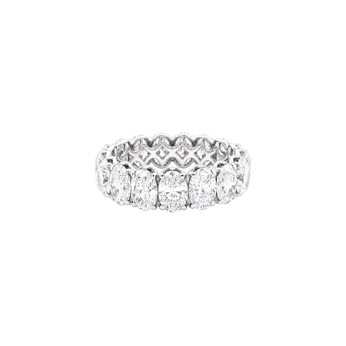 Bague Alliance en or blanc et diamants