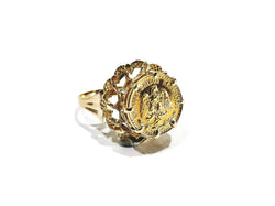 Bague or jaune Dos Pesos