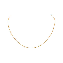 Collier maille Forçat Or jaune