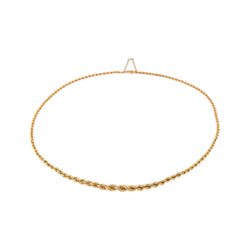 Collier Maille Corde Or rose