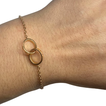 Bracelet Maille CARTIER "Baby Love" en or rose