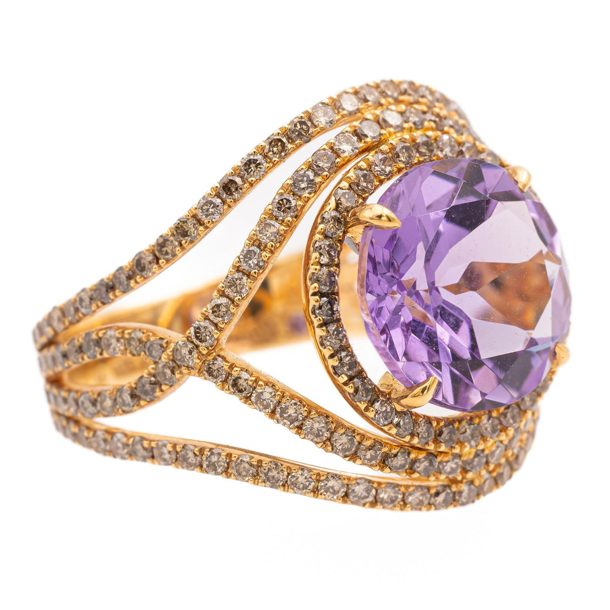 Etername Bague Eternelle Or jaune Améthyste