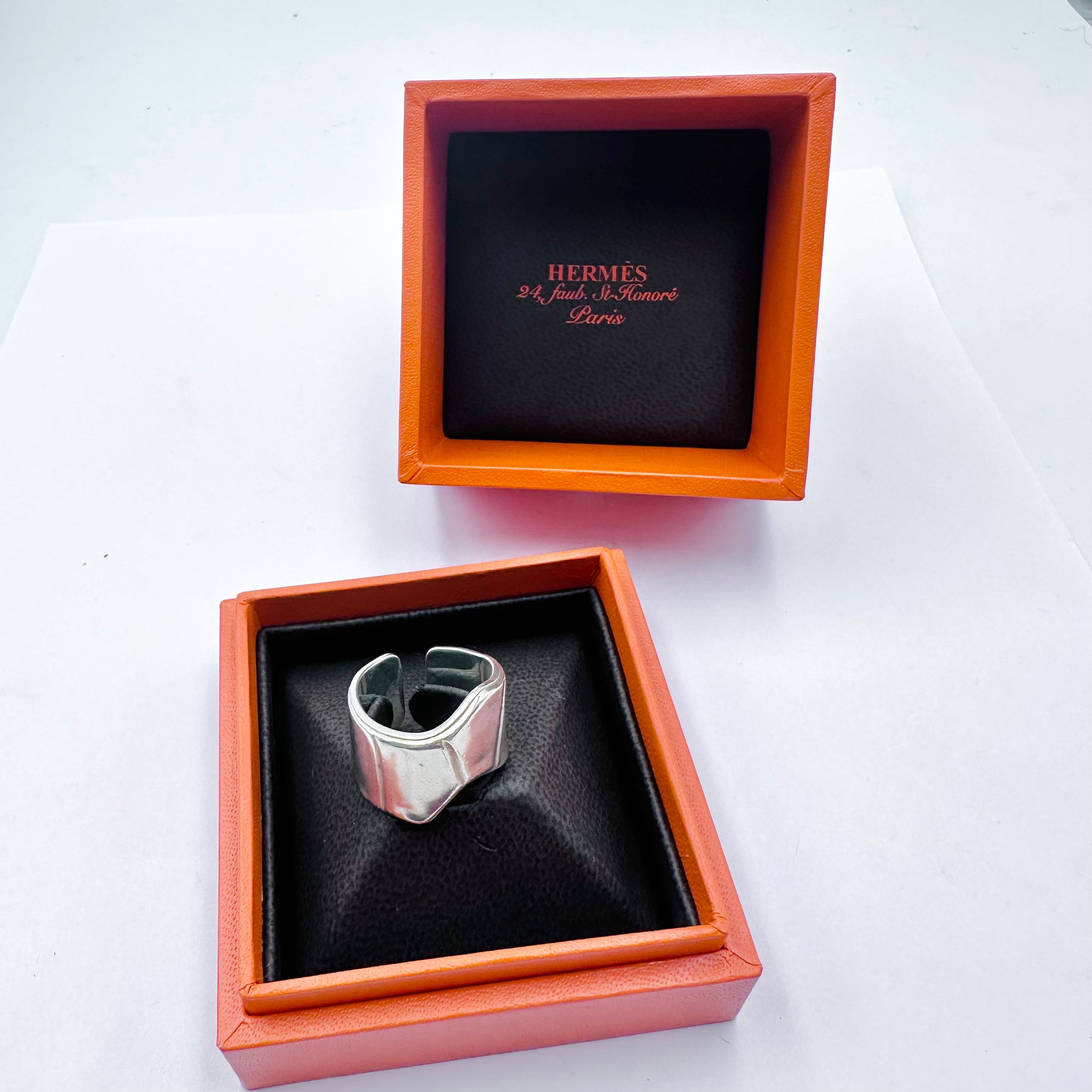 Bague HERMÈS "Niloticus Éclat" en argent