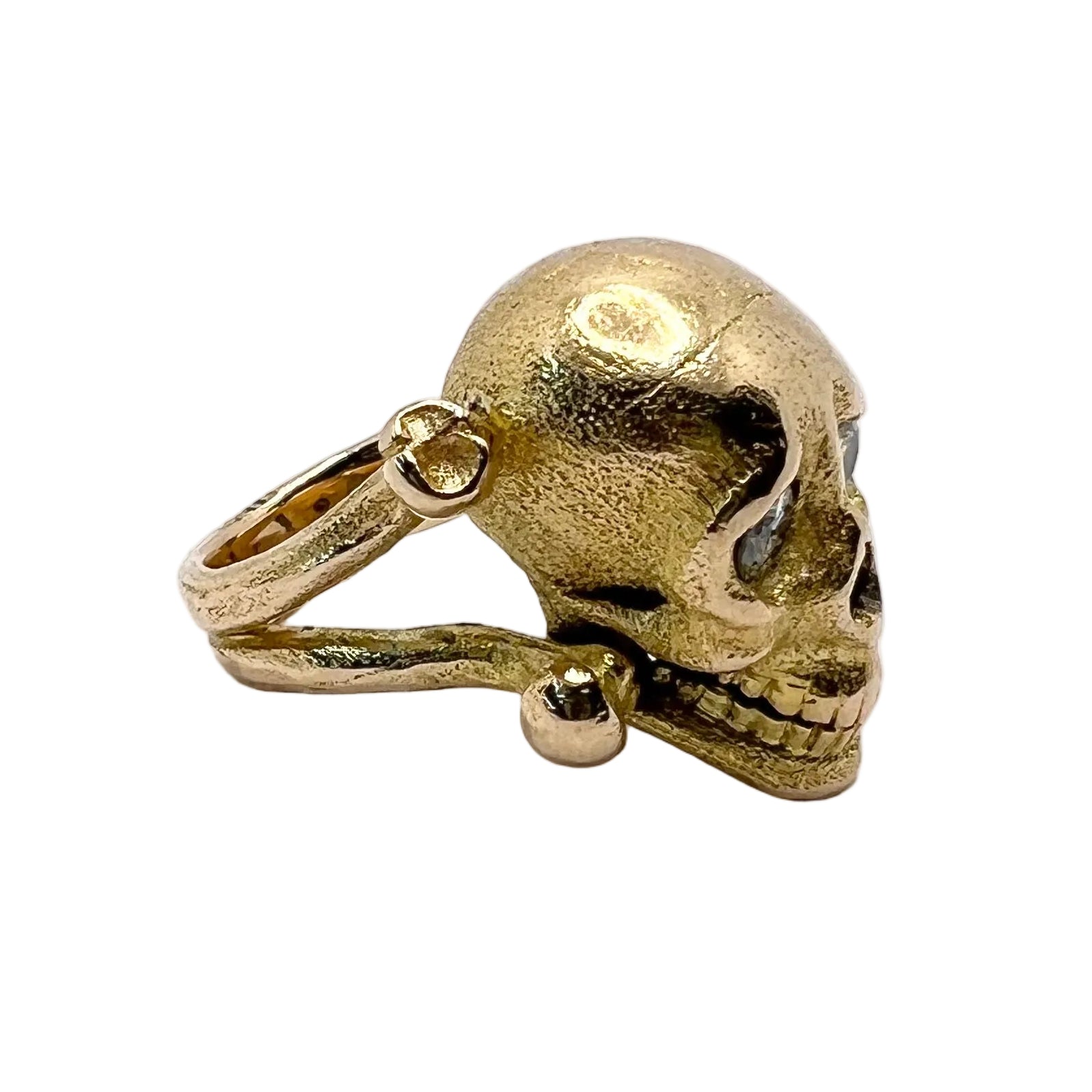 Bague en or jaune et diamants