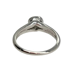 Bague Solitaire BULGARI "Incontro D'Amore" en platine et diamants