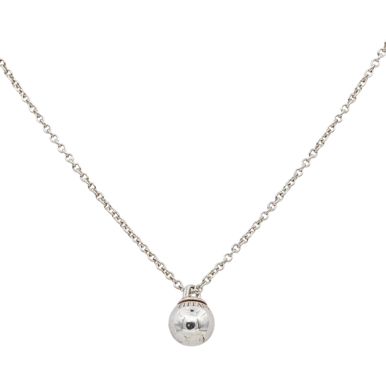 Tiffany & Co Collier Pendentif Ball HardWear Argent