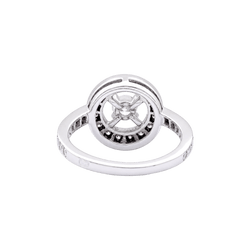 Bague Boucheron, "Ava", or blanc, diamants.