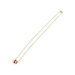 Collier Boucheron « Mini Bague Quatre Red Edition », 3 ors, céramique rouge.