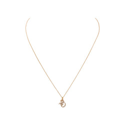 Ginette NY Collier  20 Or rose  Diamant
