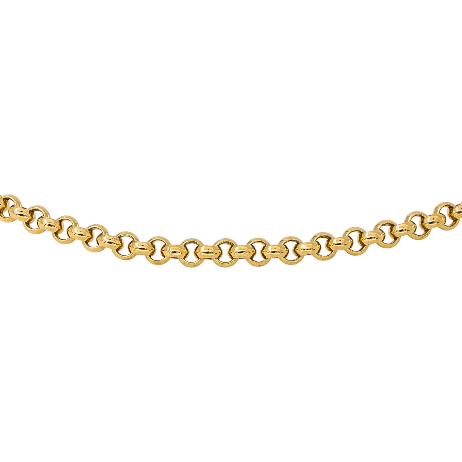 Collier Maille jaseron Or jaune