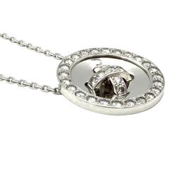 Collier Pendentif VAN CLEEF & ARPELS "Boutonnière" en or blanc et diamants