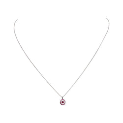 Mauboussin Collier Vie, Volupté & Passion Or blanc Rubis