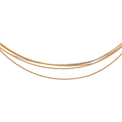 Collier Maille tressée Or jaune