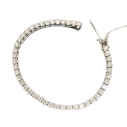 Bracelet Ligne en or blanc et diamants