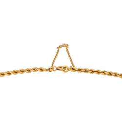 Collier Maille Corde Or rose
