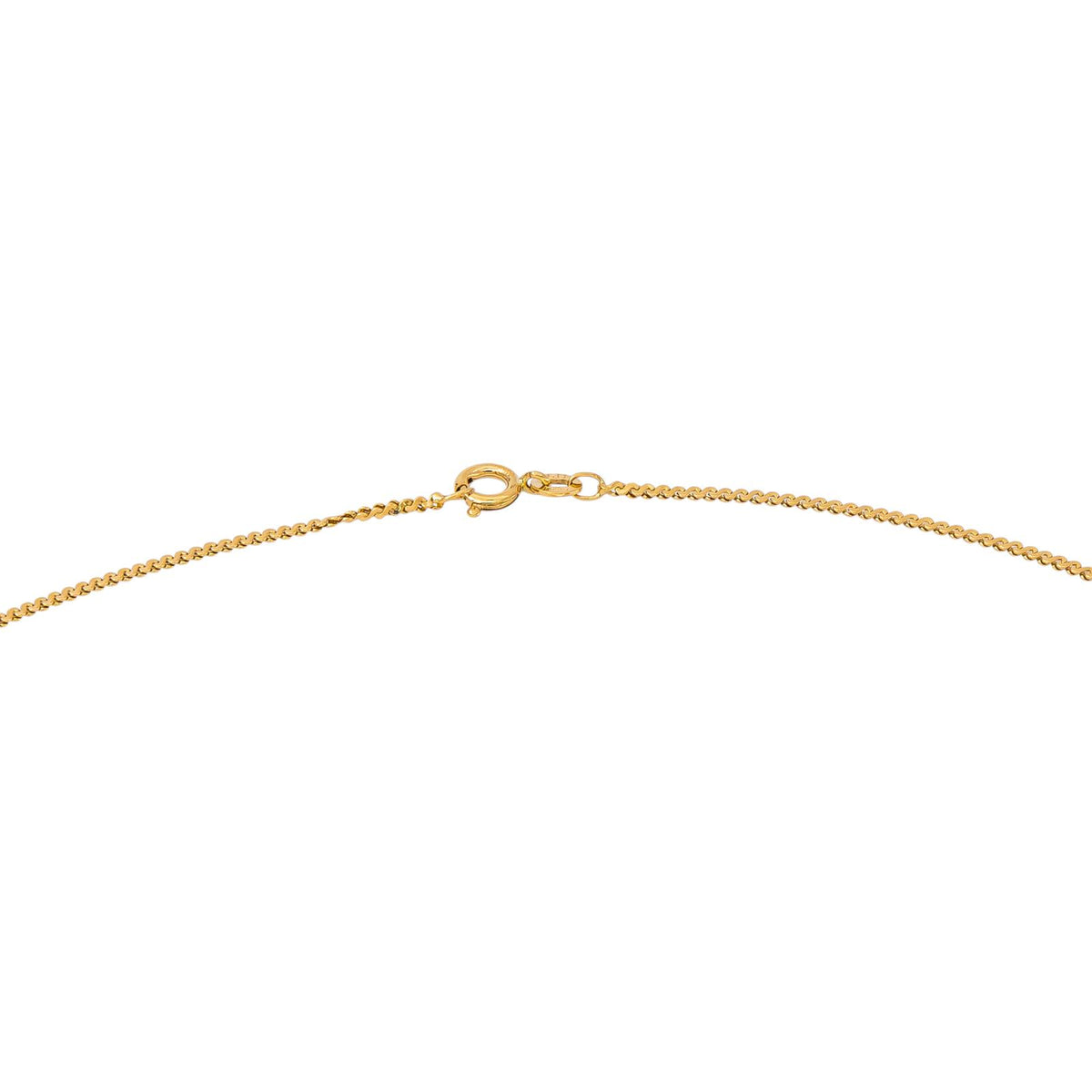 Collier Maille haricot Or jaune