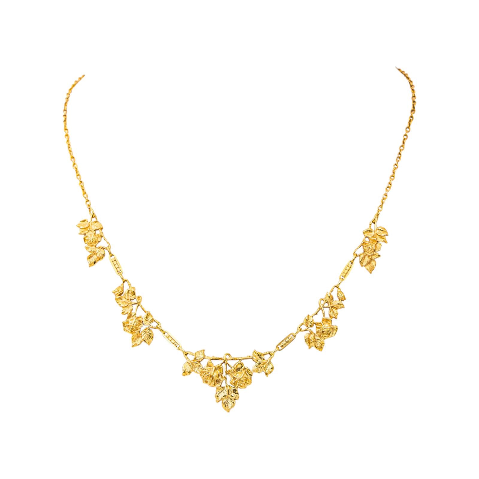Collier Maille forçat Or jaune