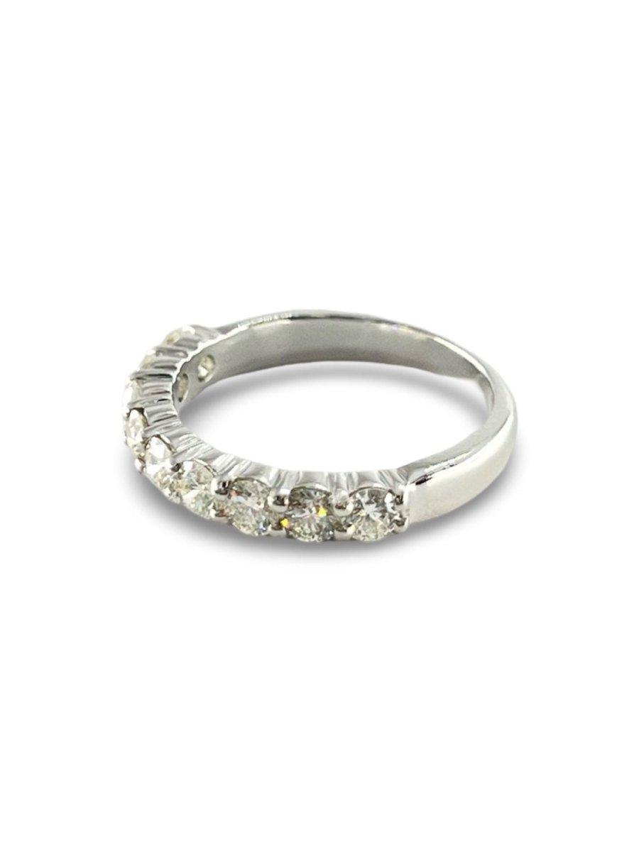 Demi Alliance or et diamants 0,72 ct - Castafiore