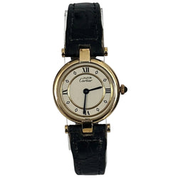 Montre CARTIER "Must de Cartier" en vermeil et cuir
