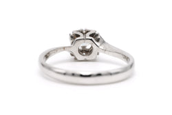 Bague Solitaire en or blanc et diamant