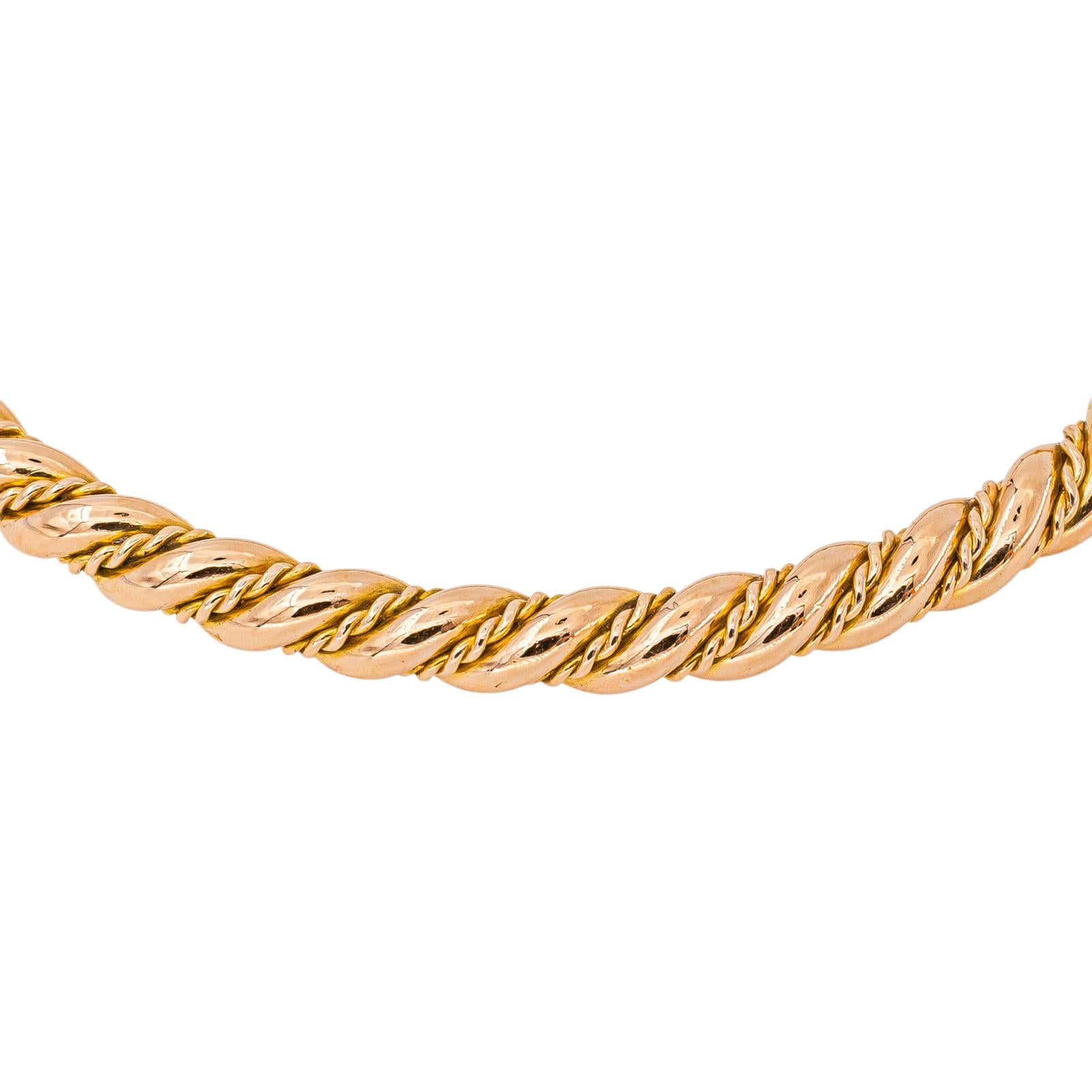 Bracelet Jonc Or rose