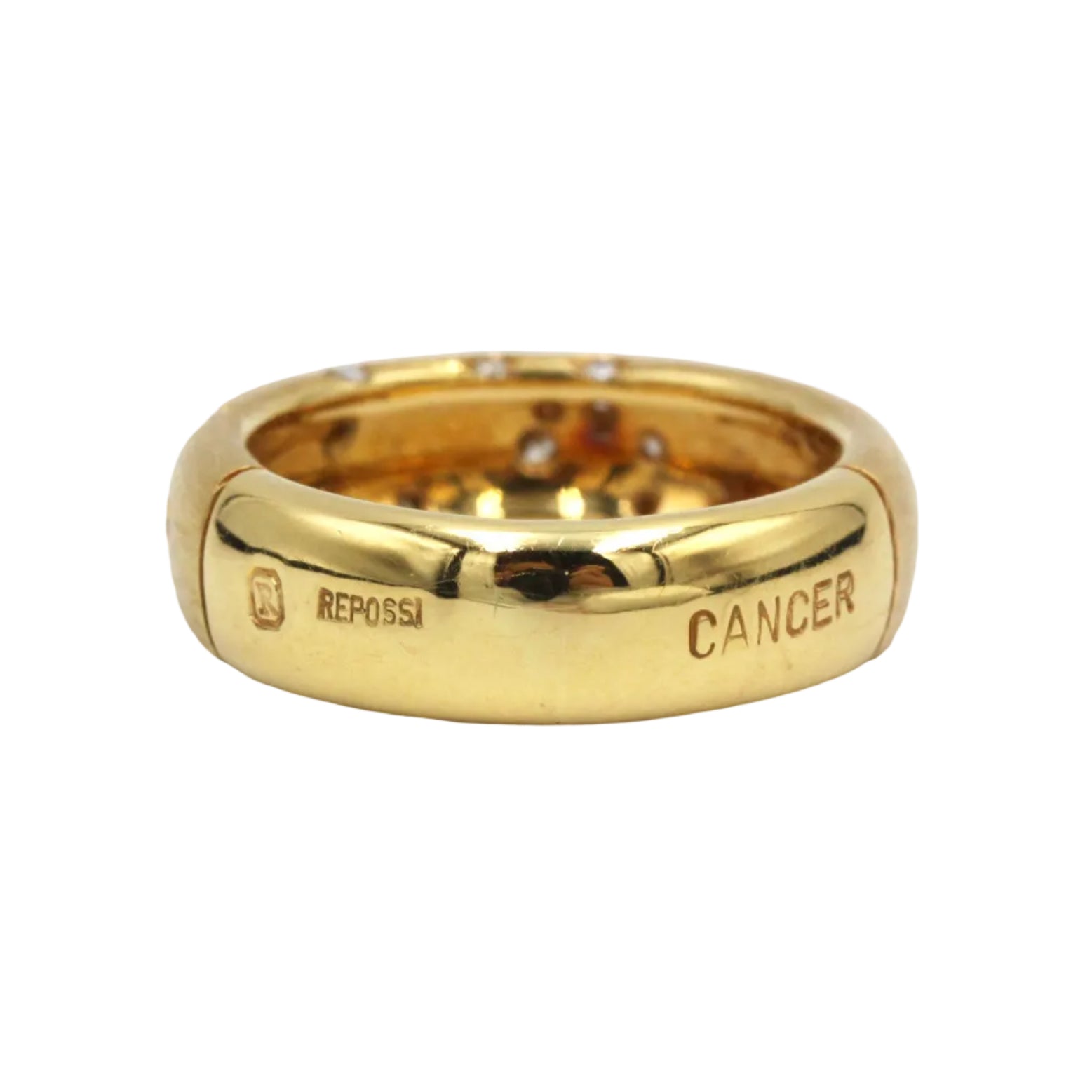Bague Bandeau REPOSSI Astrale en or jaune et diamants
