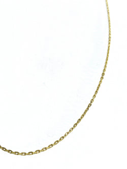 Chaîne en or jaune maille Forçat