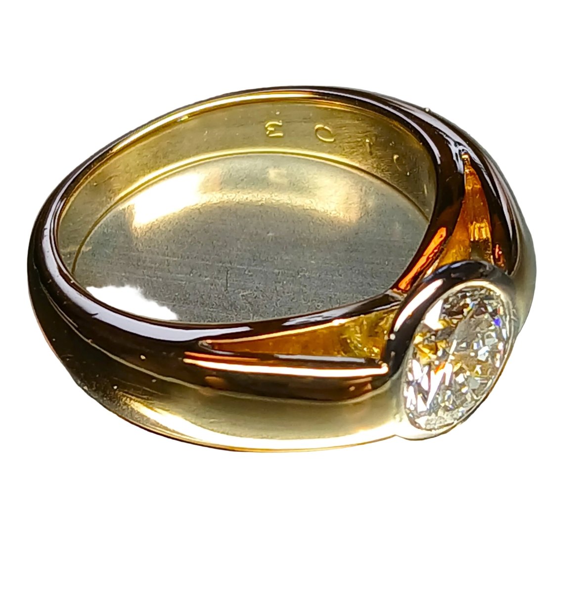 Diamant solitaire 1,01 carats certifié - Castafiore