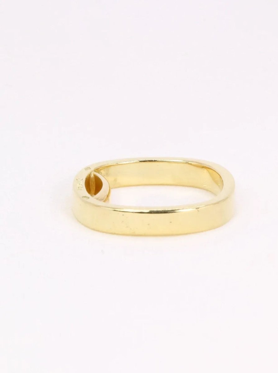 DINH VAN Alliance carrée or jaune - Castafiore