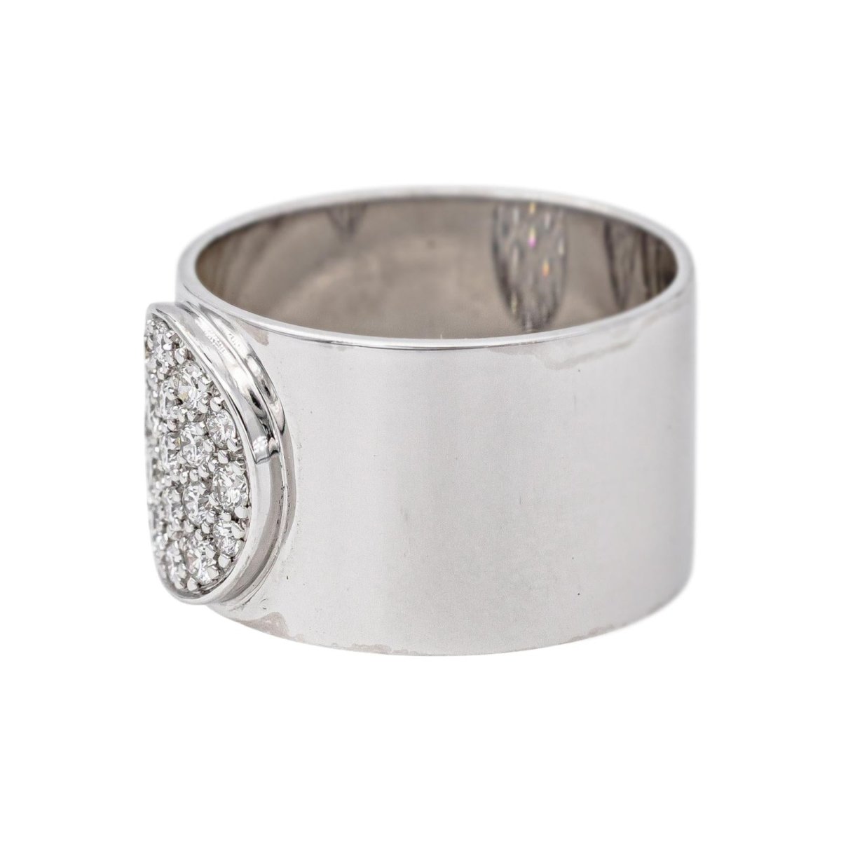 Dinh Van Bague Anthéa Or blanc Diamant - Castafiore