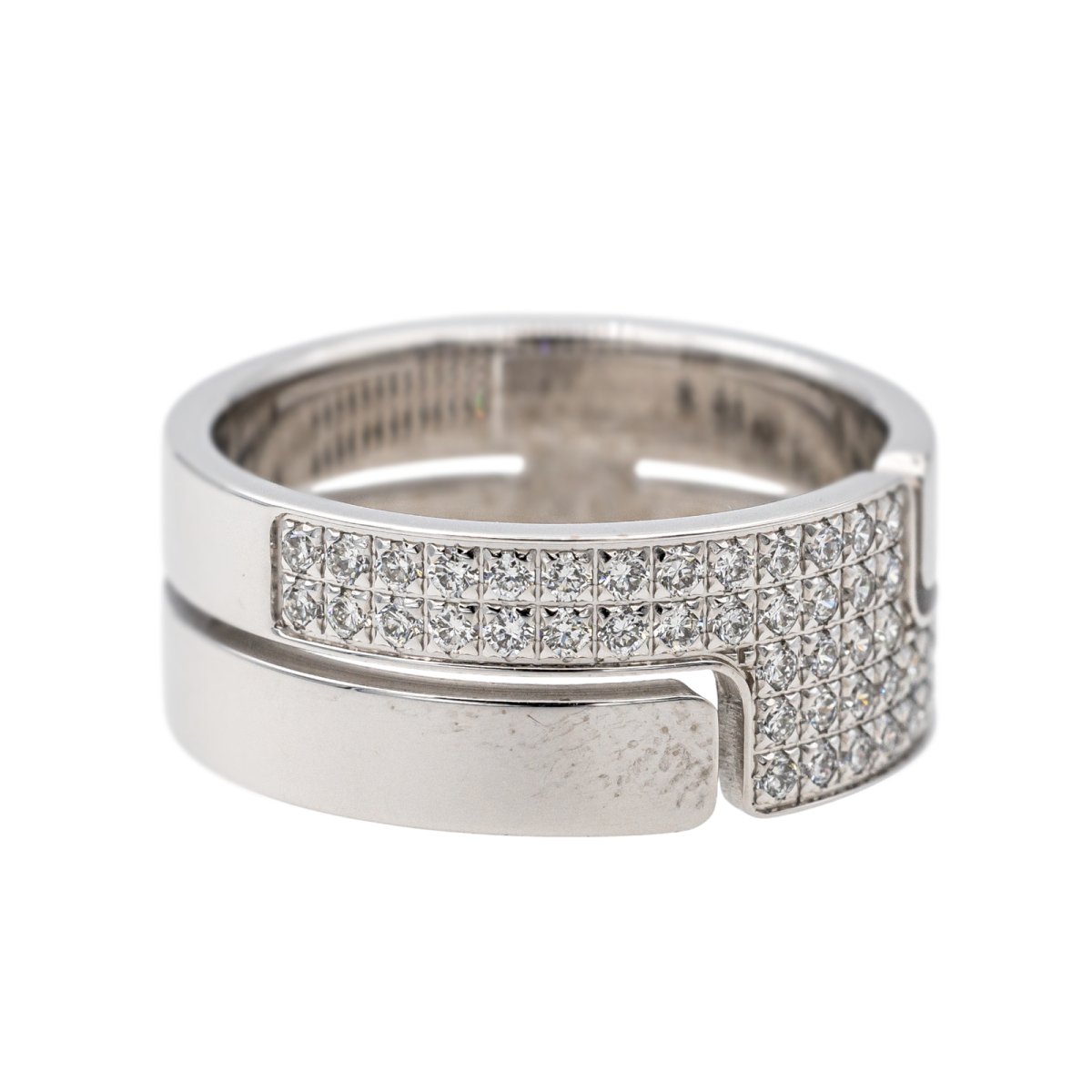 Bague Seventies moyen modèle - or blanc - dinh van | dinh van Bague Seventies moyen modèle - or blanc - dinh van | dinh van