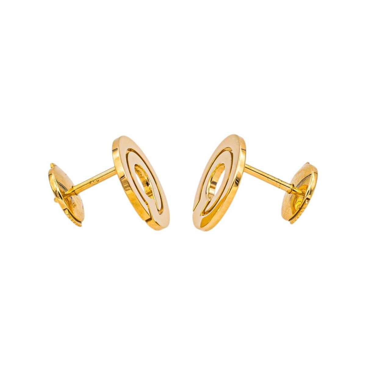 Dinh Van Boucles d'oreilles Seventies Or jaune - Castafiore