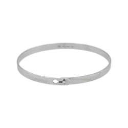 Dinh Van Bracelet Jonc Serrure Or blanc Diamant - Castafiore