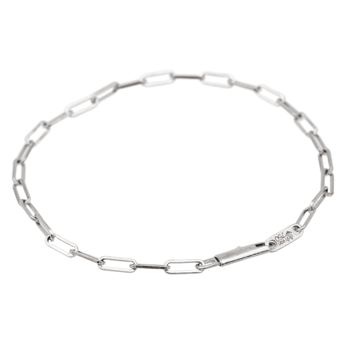 Dinh Van Bracelet Maillon Or blanc - Castafiore