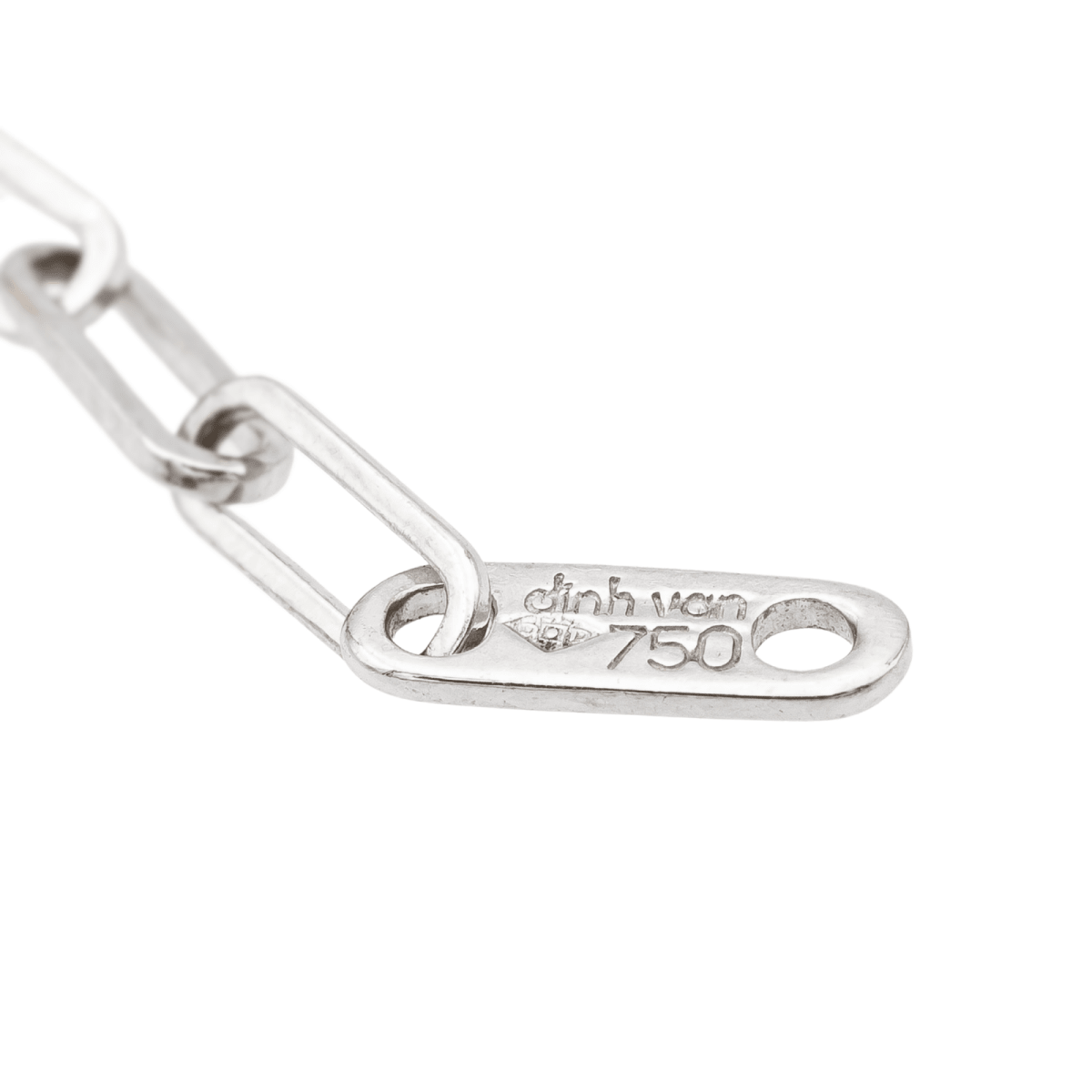 Dinh Van Bracelet Maillon Or blanc - Castafiore