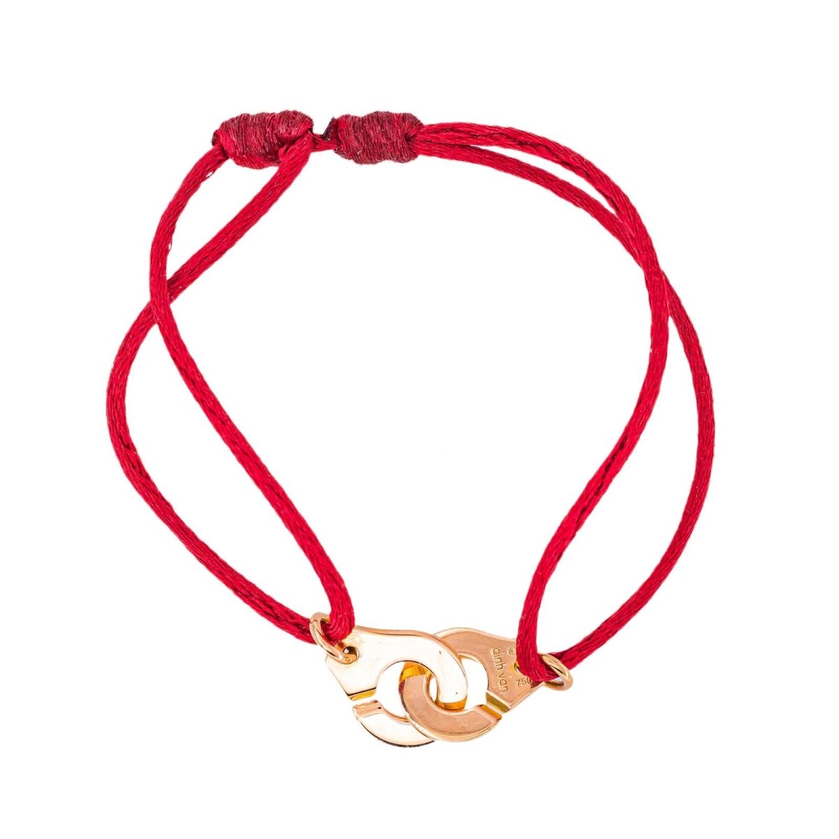 Dinh Van Bracelet Menottes Or rose - Castafiore