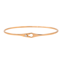 Dinh Van Bracelet Serrure Or rose Diamant - Castafiore