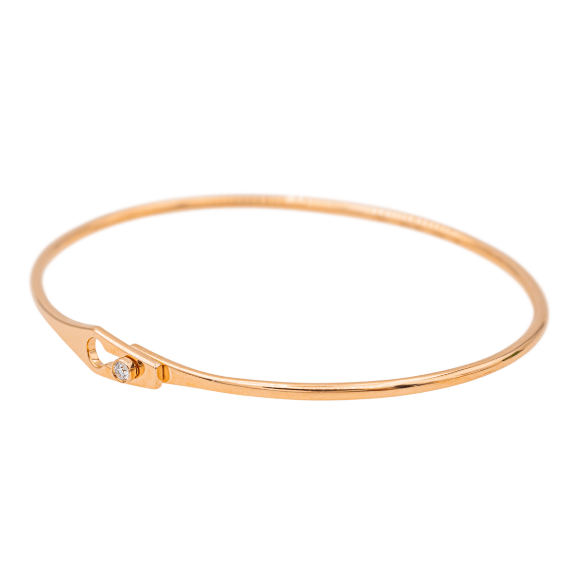 Dinh Van Bracelet Serrure Or rose Diamant - Castafiore
