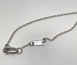 Dinh Van - Collier le cube or blanc taille moyen - Castafiore