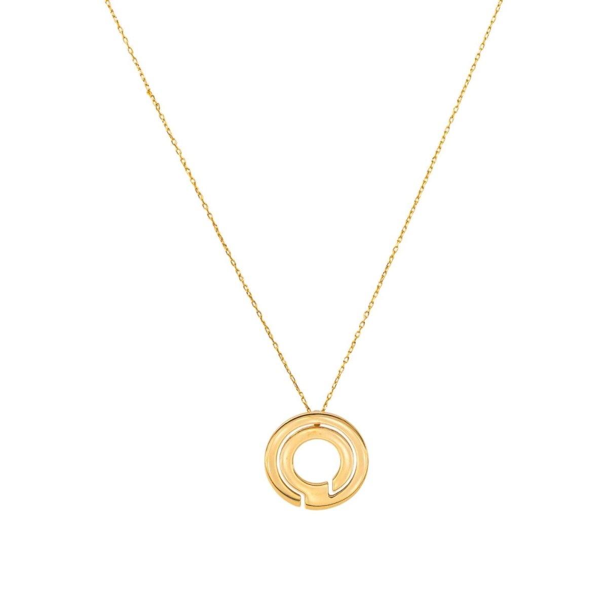 Dinh Van Collier Pendentif Seventies Or jaune - Castafiore