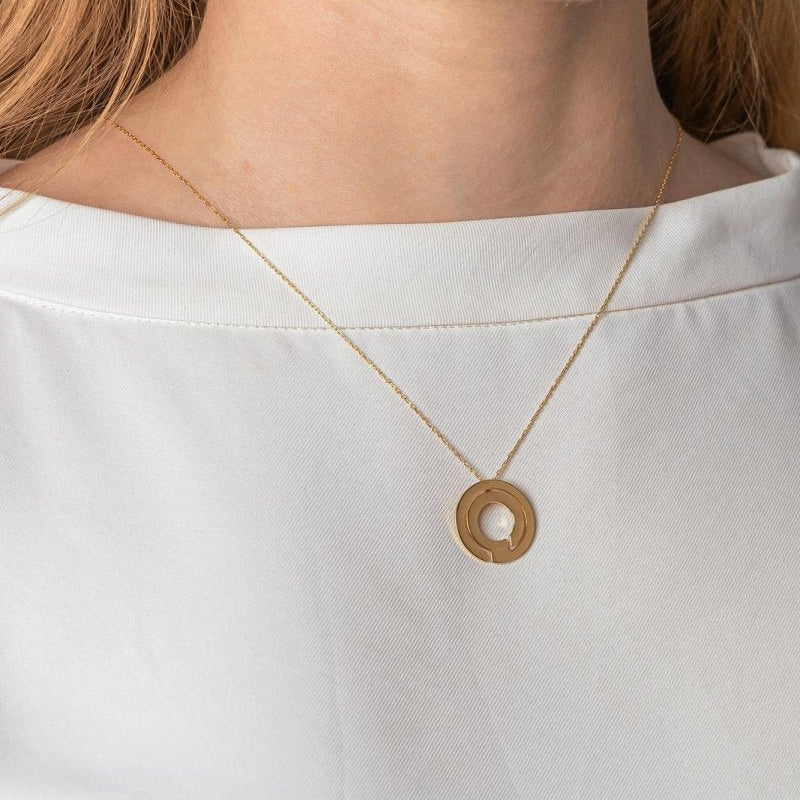 Dinh Van Collier Pendentif Seventies Or jaune - Castafiore