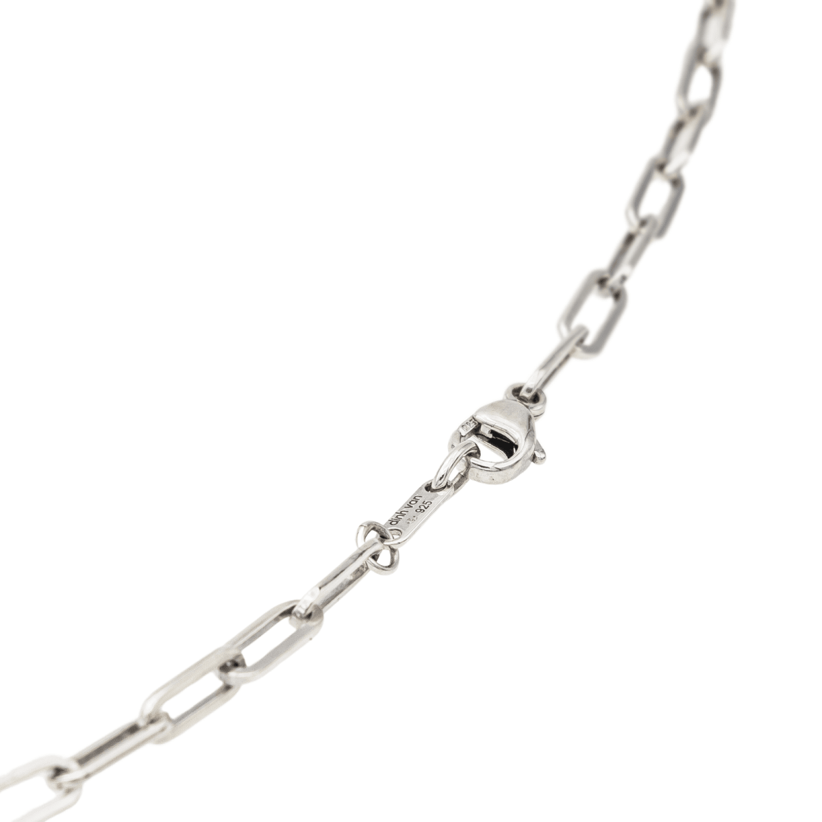 Dinh Van Collier Seventies Argent - Castafiore