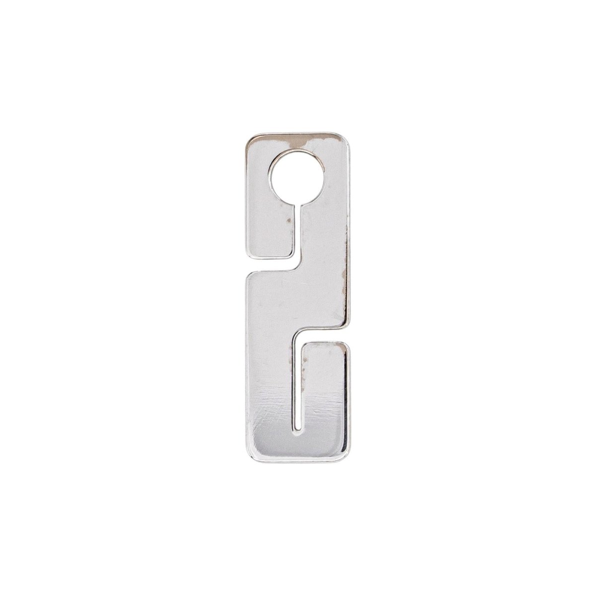 Dinh Van Pendentif Seventies Or blanc - Castafiore