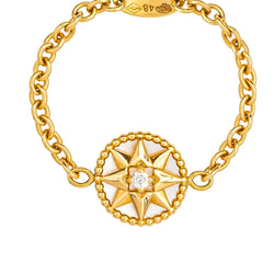 Dior Bague Rose des vents Or jaune Diamant - Castafiore