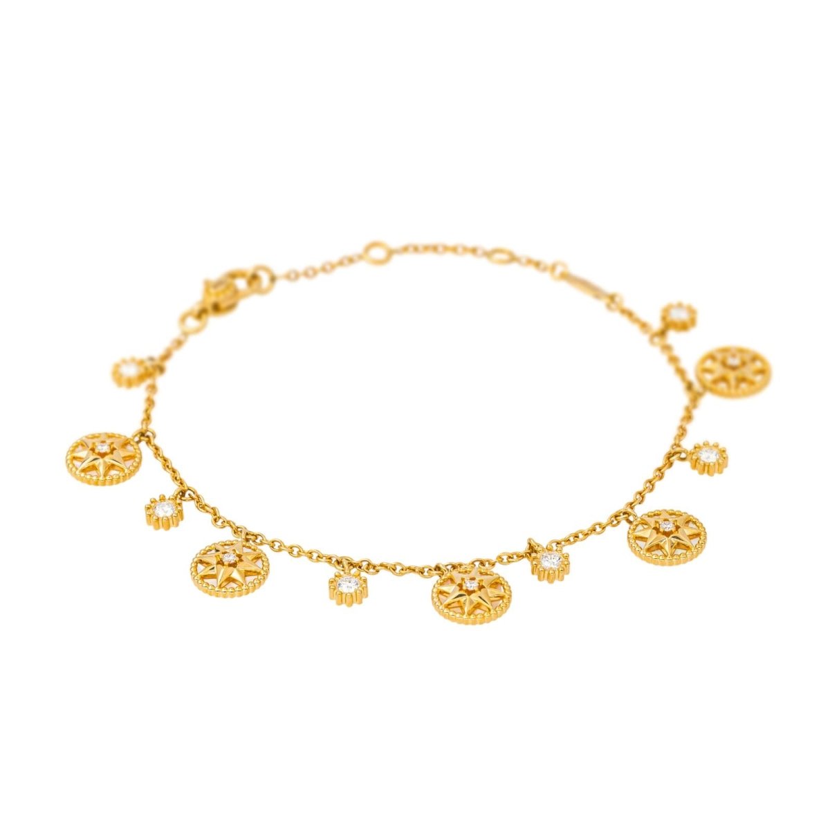 Dior Bracelet Rose des vents Or jaune Diamant - Castafiore